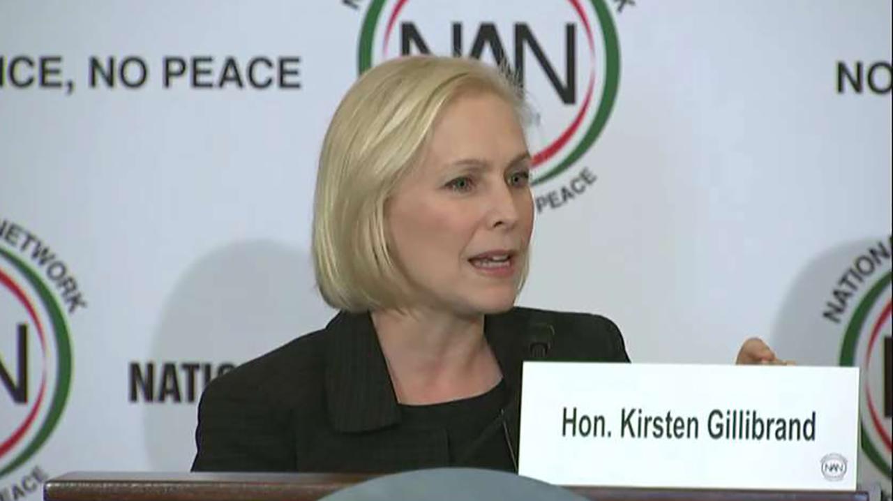 Betsy McCaughey, former lieutenant governor of New York, discusses Sen. Kirsten Gillibrand’s (D-N.Y.) tweet, which said that the future is “female and “intersectional.”