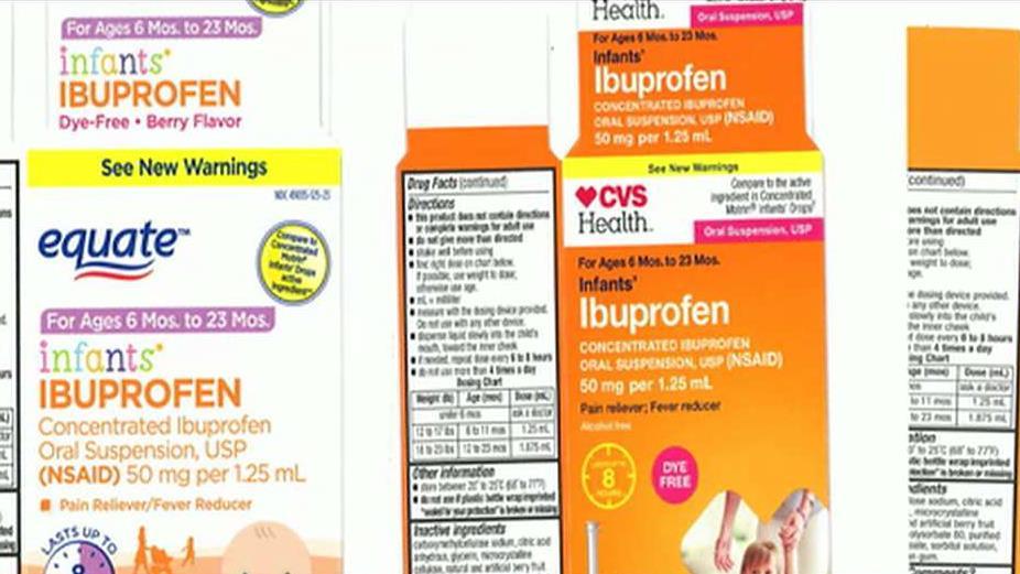 FBN's Cheryl Casone on Tris Pharma's recall of liquid ibuprofen for infants.