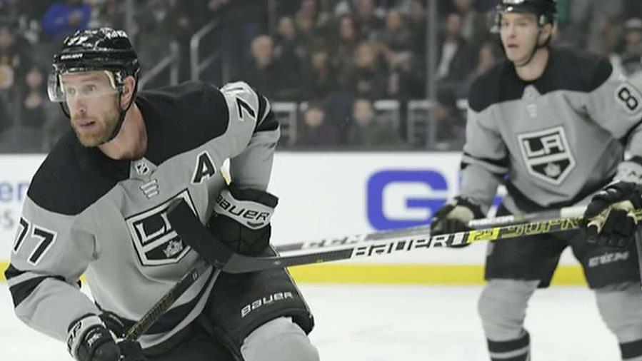 Los Angeles Kings COO Kelly Cheeseman discusses the newly released app the NHL team will use to fight against counterfeit sports merchandise.
