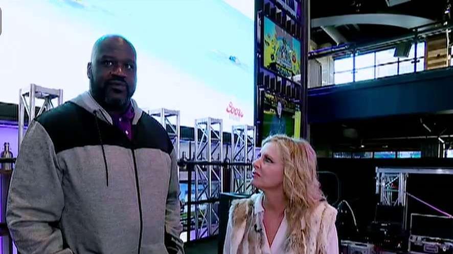 FBN's Cheryl Casone gets an inside look at basketball legend Shaquille O'Neal's Fun House in Atlanta for Super Bowl weekend and unveils some of the big NFL merchandise on sale.