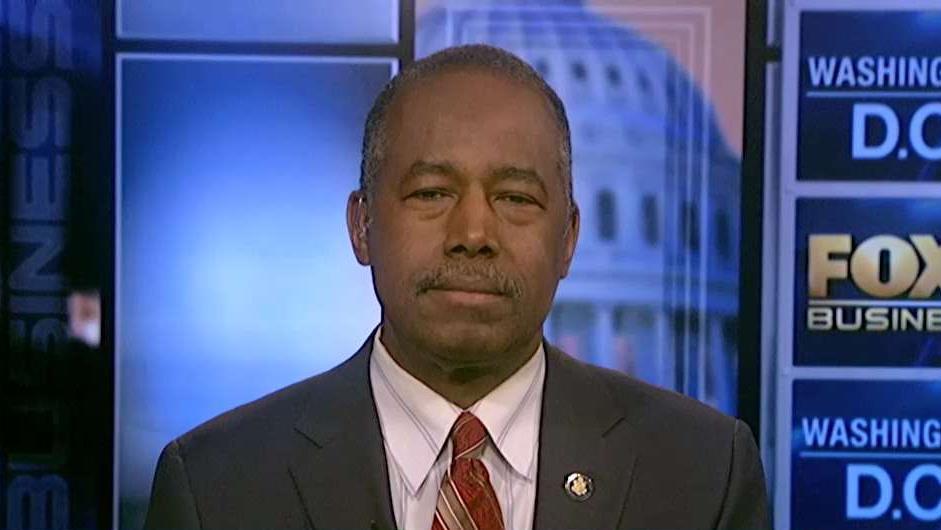 Housing and Urban Development Secretary Ben Carson on efforts to end housing discrimination on social media networks such as Facebook and President Trump's calls to overhaul Fannie Mae and Freddie Mac.