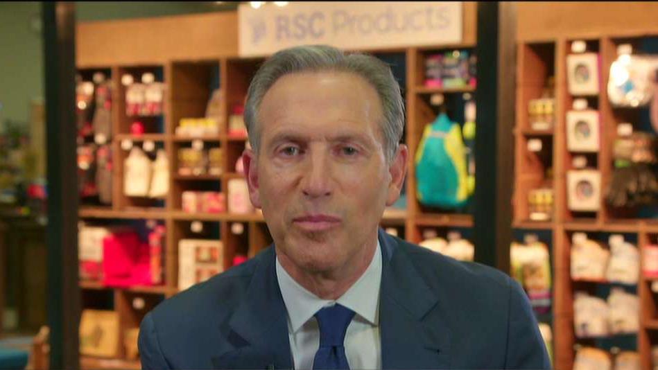 Former Starbucks CEO Howard Schultz on his potential 2020 presidential bid, the political fallout from the Mueller report, the Green New Deal, health care, the mounting U.S. debt and immigration reform.