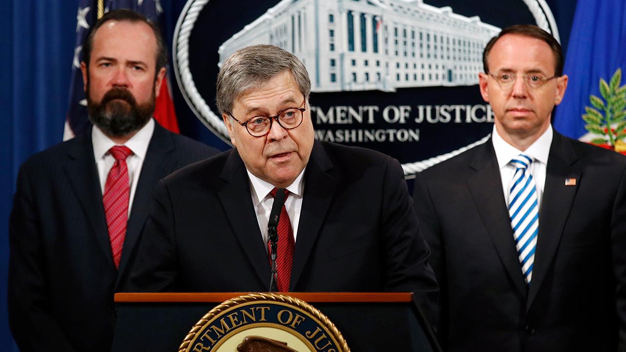 Barr: Mueller report confirms no Americans colluded in Russia's efforts to interfere with the 2016 election