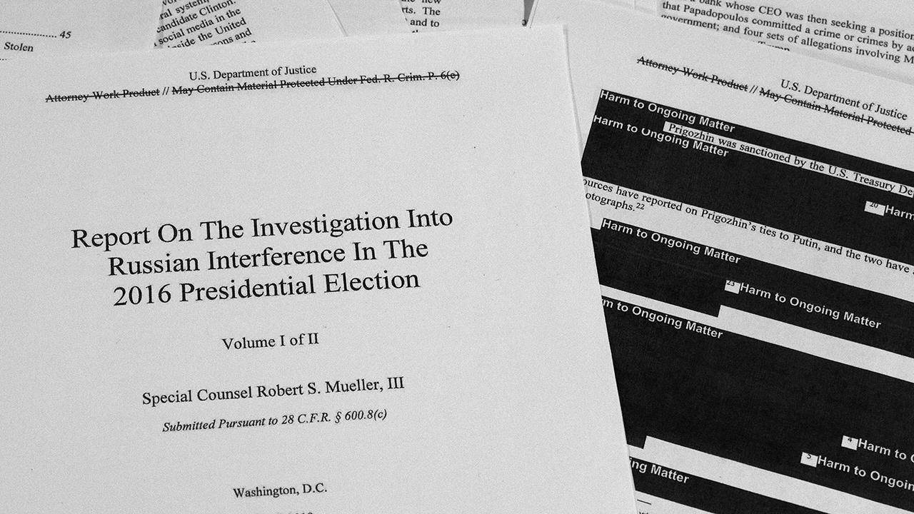 Department of Justice releases redacted version of the Mueller report