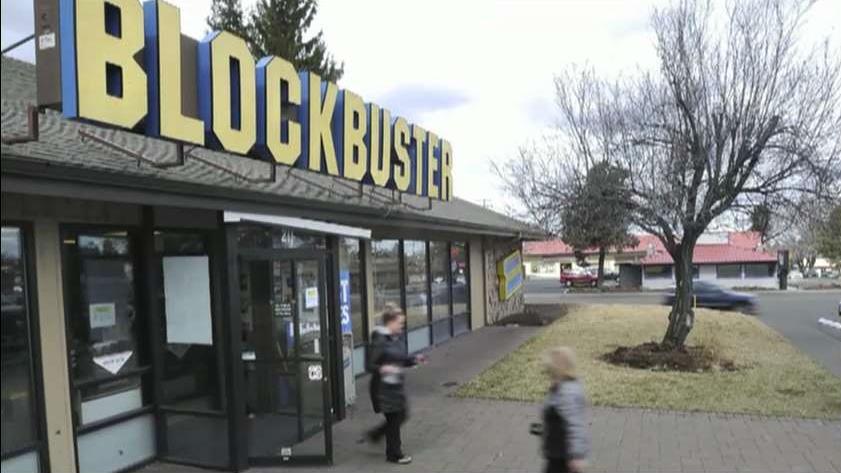 FBN's Kristina Partsinevelos on the last Blockbuster store in the world located in Bend, Oregon.