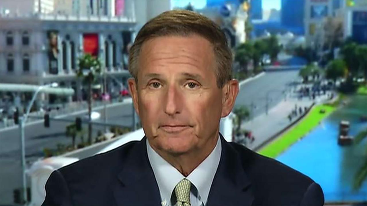 Oracle CEO Mark Hurd on the use of artificial intelligence in its database, the impact of the global economy on Oracle's business, the company's outlook for growth and the company's strategy on stock buybacks and dividends.