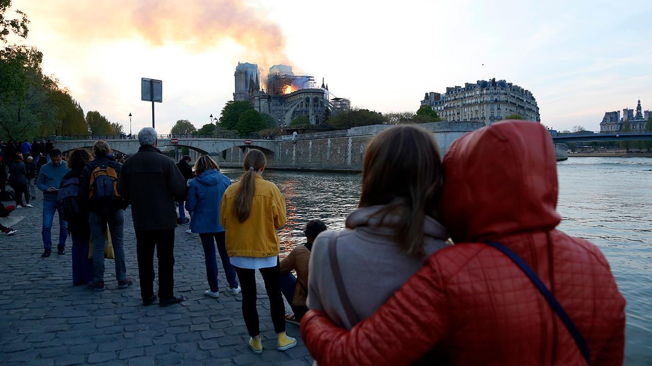 Presidential historian Doug Weed, who traveled to Paris yearly since 1974, says he is in disbelief over Paris' iconic Notre Dame Cathedral engulfing in flames.