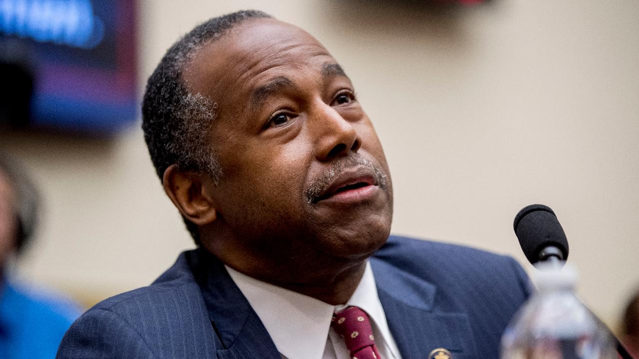 Housing and Urban Development Secretary Ben Carson on the fallout from his testimony before the House Financial Services Committee and addresses concerns that a HUD proposal could lead to shelters denying transgender applicants on religious grounds.
