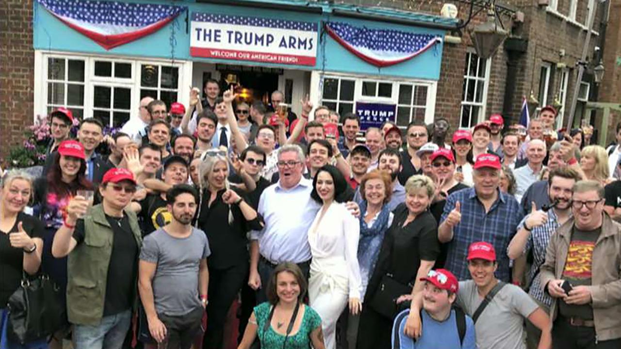 Pub owner Damien Smyth on why he temporarily changed the name of his pub to “The Trump Arms.”