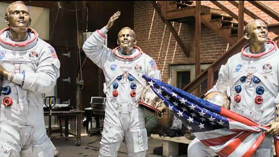 Steven Barber, a filmmaker with Vanilla Fire Productions, on his role in the creation of the bronze statues to honor the Apollo 11 crew the Kennedy Space Center.