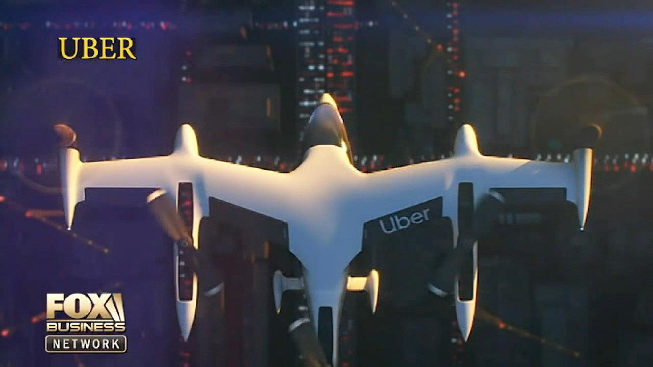Fox Business Briefs: Uber is developing shared air transportation between suburbs and cities -- and ultimately within cities. It wants to launch the service in 2023, starting in Dallas and Los Angeles.