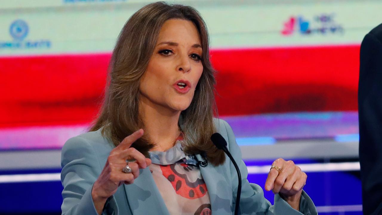 Democratic presidential candidate Marianne Williamson on the debates, President Trump and the need for Democrats to have a broader agenda than just health care.