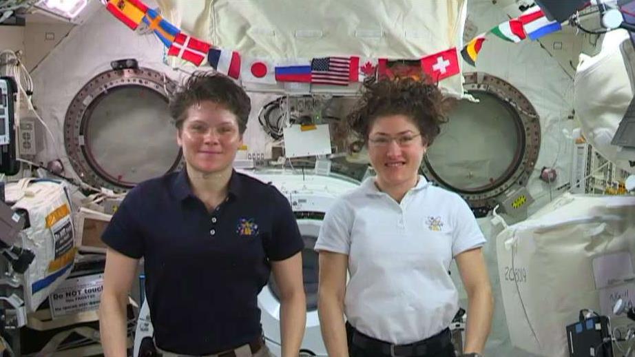 NASA Astronauts Lt. Col. Anne C. McClain and Christina H. Koch on their experiences on the International Space Station and NASA plans for a return to the Moon as a step in the long-term goal to go to Mars.