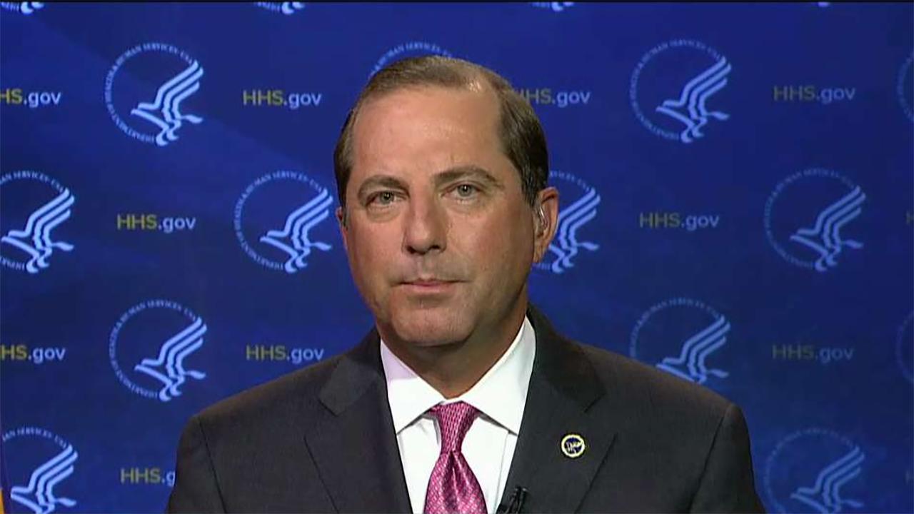 Health and Human Services Secretary Alex Azar on efforts to expand Medicare coverage to treatments such as acupuncture in an efforts to tackle the opioid crisis, concerns over the future of Medicare, border funding and ObamaCare.