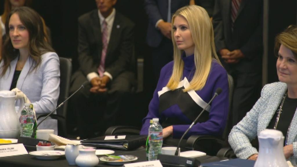 Ivanka Trump makes a visit to Lockheed Martin for a roundtable discussion programs as part of her workforce development tour. 