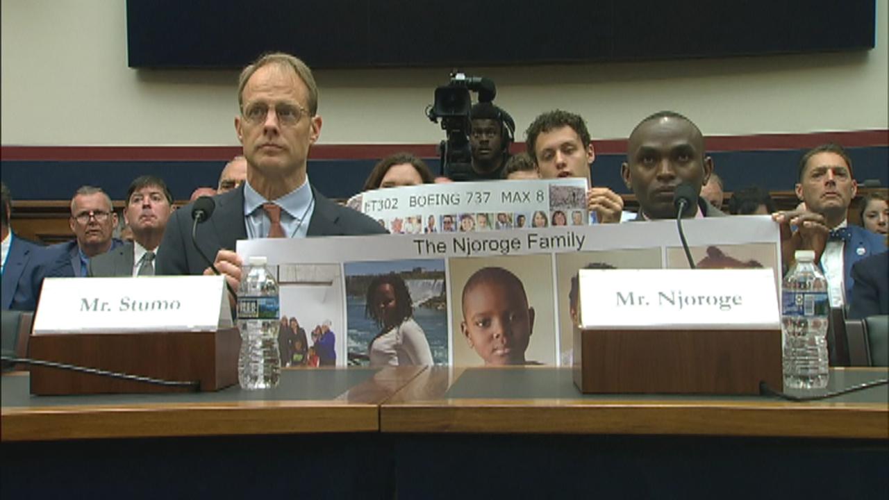 Paul Njoroge is the first relative to testify before Congress on the March 10 crash of the Ethiopian Airlines 737 Max.