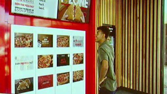 FBN's Lauren Siomonetti on Pizza Hut testing out a new pizza pick-up without any human interaction.