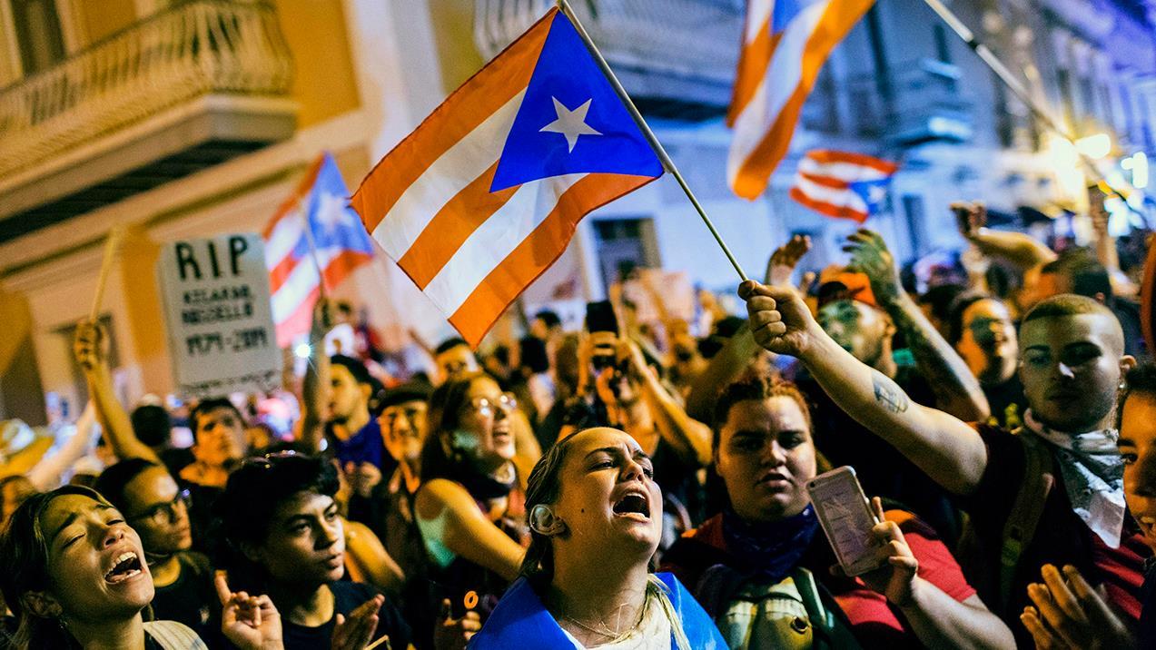 Puerto Ricans took to the streets demanding Gov. Ricardo Rosselló submit his resignation over alleged corruption and mismanagement of millions of dollars. Fox News’ Bryan Llenas reports from the Caribbean island’s capital of San Juan.