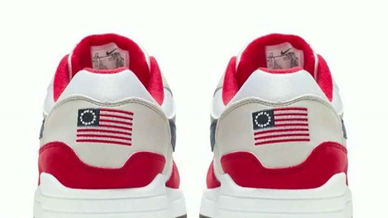 Iraq combat veteran Bryan Suits, Democratic strategist Antjuan Seawright and “Kennedy” head writer Jimmy Failla on Nike’s decision to pull its Betsy Ross flag sneakers. 