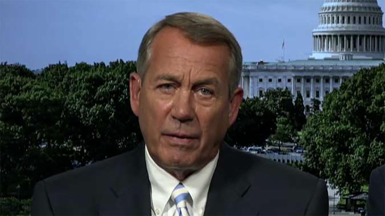 Former Speaker of the House John Boehner, R-Ohio, and former Rep. Joe Crowley, D-N.Y., on pension reform, the mounting deficit, the increasingly partisan politics in Washington, D.C., and their lives after politics.