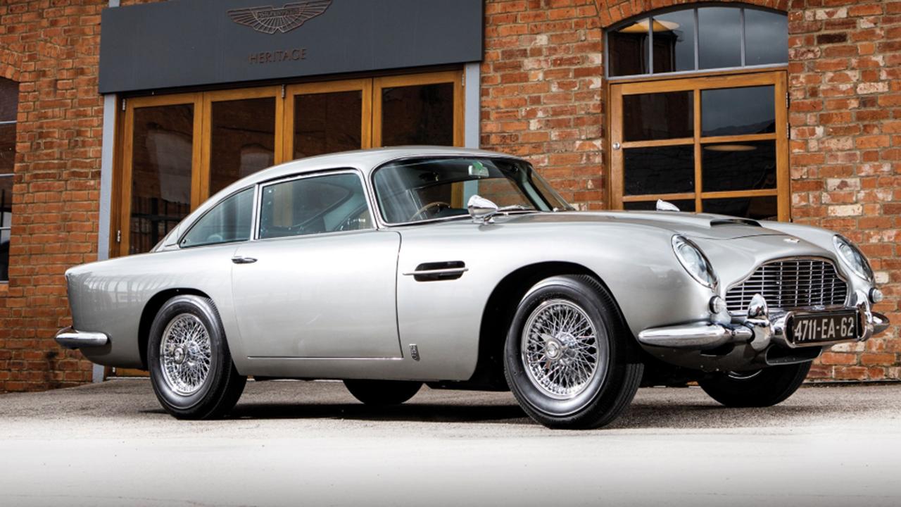 The James Bond 1965 Aston Martin DB5 from 'Goldfinger' may fetch $46 million.