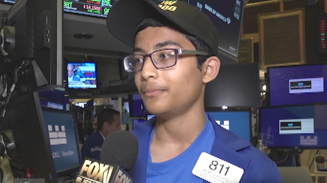 14-year old Rajat Sengupta fulfilled his dream of becoming a Wall Street trader. 