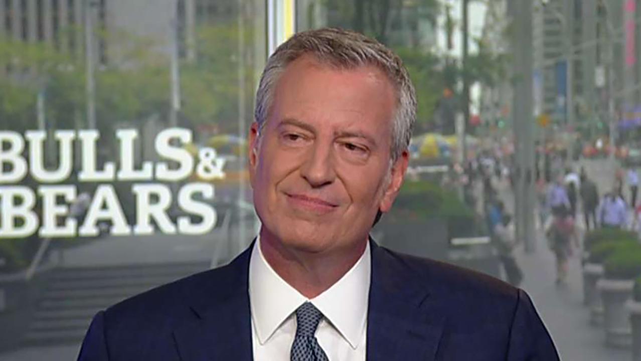 2020 presidential candidate Bill de Blasio (D) on health care, the homeless problem in New York City and his tax plan.