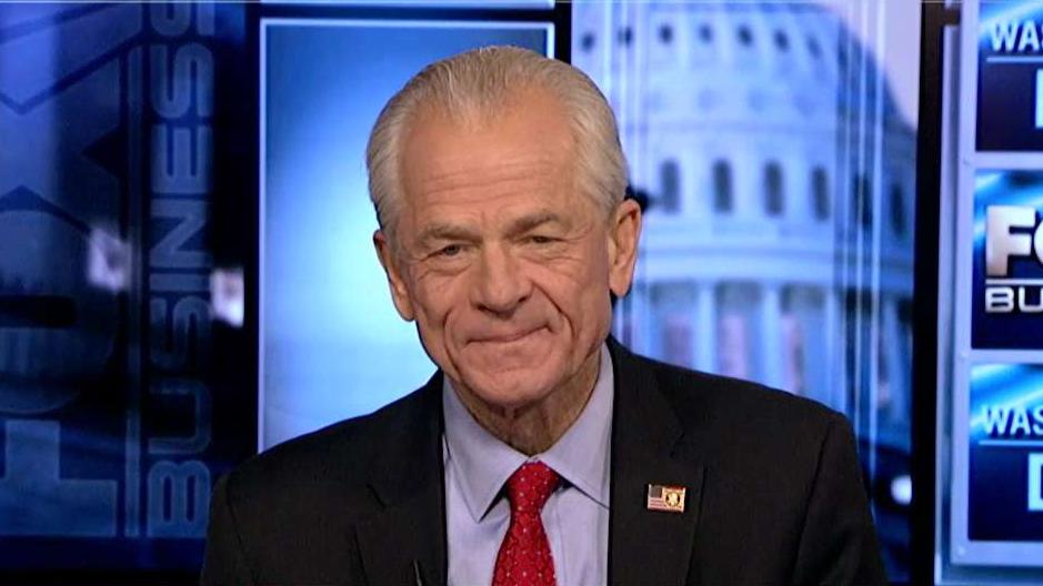 Office of Trade and Manufacturing Director Peter Navarro on reports China will raise the import tariff rate on some U.S. goods, mounting trade tensions with China, Federal Reserve policy, trade with Europe and the factors leading to slower U.S. economic growth.