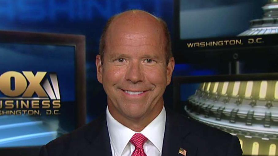 2020 presidential candidate John Delaney (D) says he would raise the corporate tax rate to pay for infrastructure. 