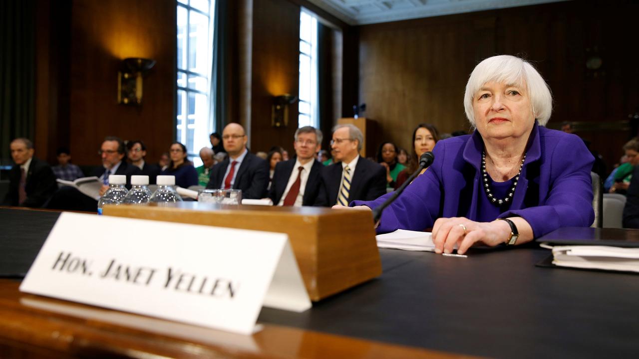 Former Federal Reserve Chair Janet Yellen on concerns the inverted yield curve is signaling a potential recession.
