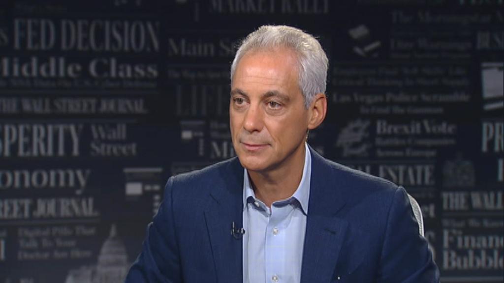 Rahm Emanuel, the former White House chief of staff under the Obama administration, details the contrast between President Trump and Democratic front-runner Joe Biden on “WSJ at Large.”