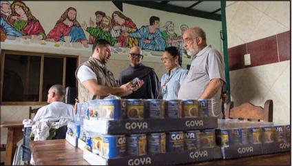 Goya president Bob Unanue discusses food donations to Venezuela and the Bahamas.