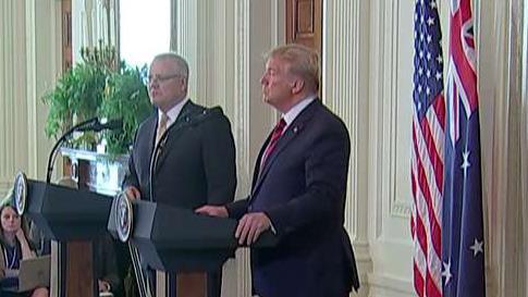 President Trump and Australian Prime Minister Scott Morrison discuss their partnership with China and acting in 'national interest.'