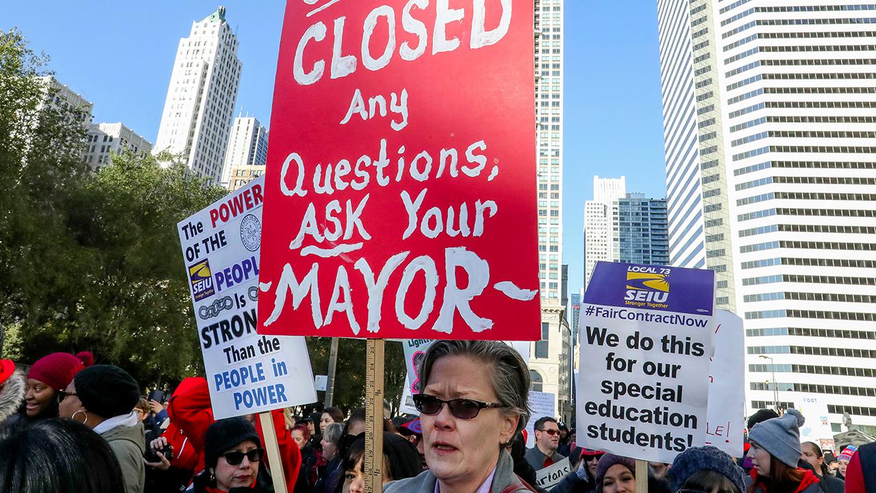 The Chicago mayor says the teachers’ union has ended the 11-day strike after coming to an agreement on missed school days. 