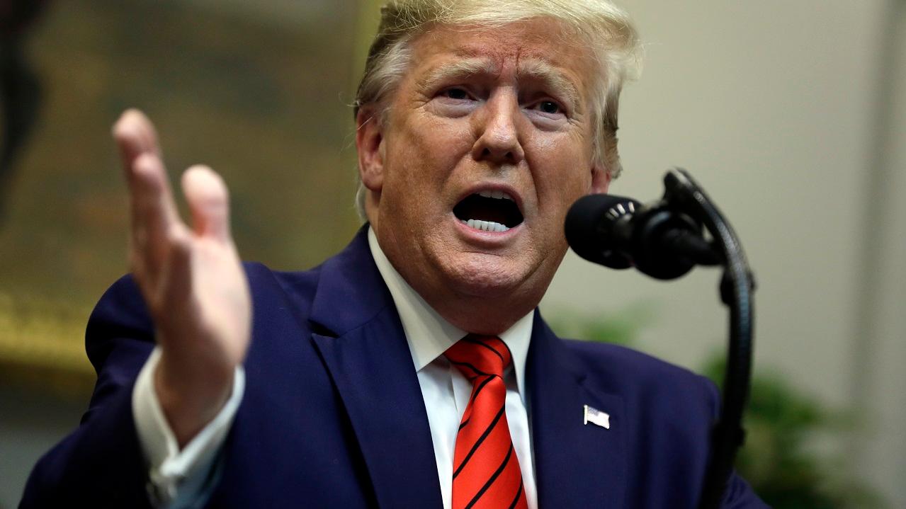 President Trump said China has lost millions of jobs while the United States takes in billions of dollars in tariffs.