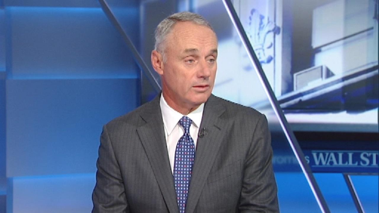 MLB Commissioner Rob Manfred talks about how sports betting has evolved. 