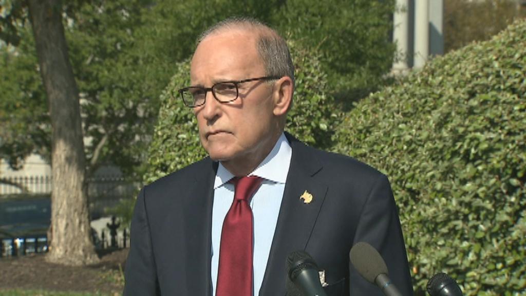 'Delisting is not on the table,' White House economic adviser Larry Kudlow.