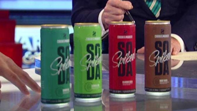 Crook &amp; Marker founder and CEO Ben Weiss introduces spiked sodas.