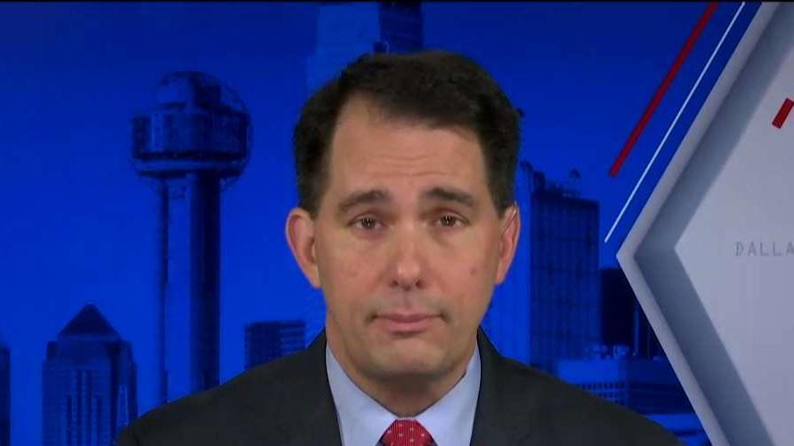 Former Wisconsin Gov. Scott Walker (R) discusses FoxConn and the pivotal role the economy will play for voters in his state in the 2020 election. Kingsview Asset Management CIO Scott Martin reacts to Gov. Walker's statements.