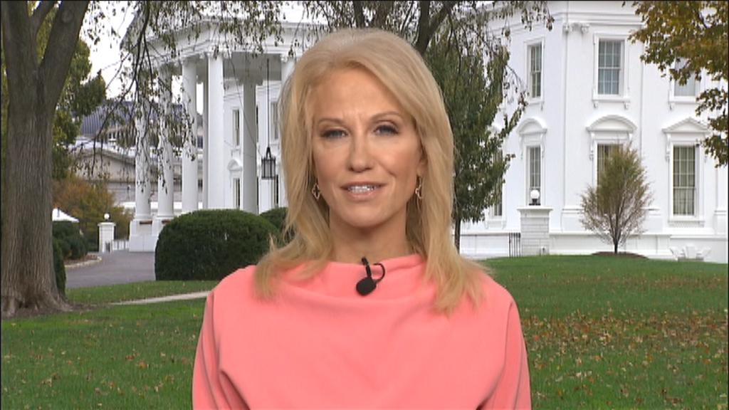 'The left is offering free stuff, and this president is offering freedom,' Kellyanne Conway told FOX Business' Gerry Baker.