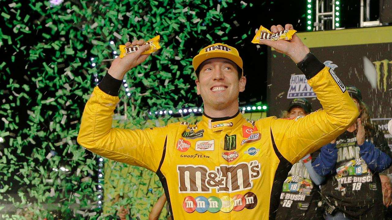 'M&amp;M is paying my bills, for sure,' Kyle Busch joked with FOX Business' Stuart Varney.
