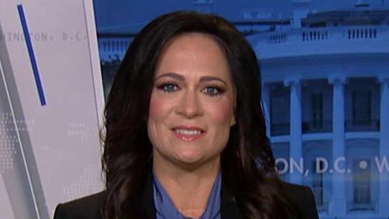 White House press secretary Stephanie Grisham says the White House is not worried about anyone running against President Trump. 