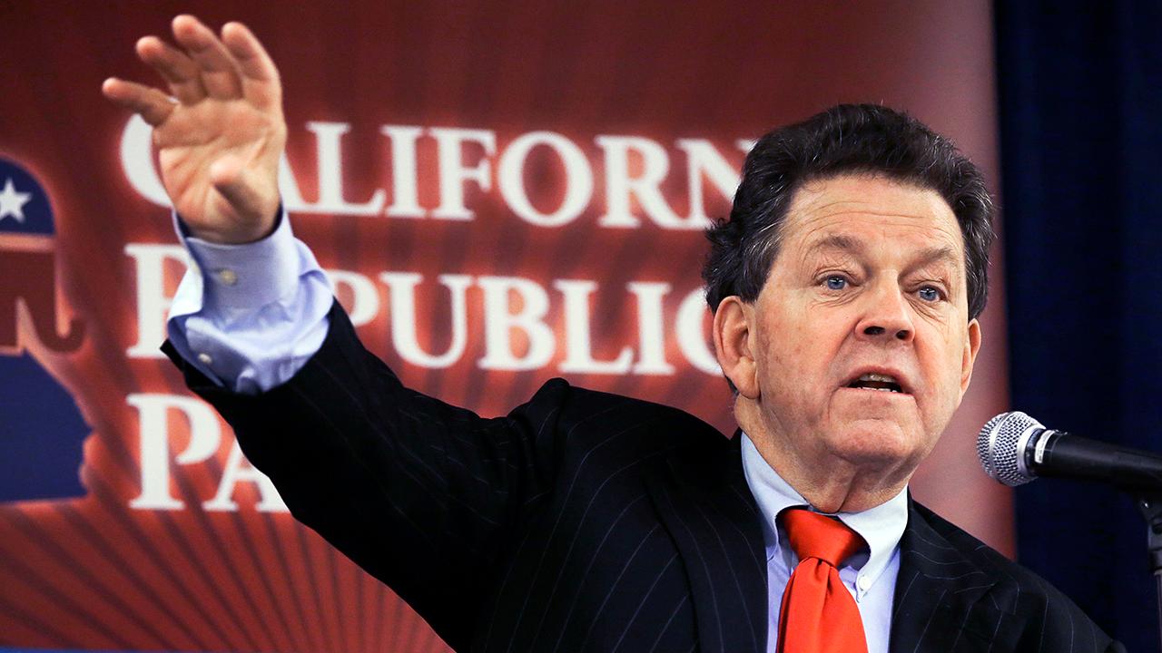 Former Reagan economic adviser Art Laffer discusses how he had to be escorted out by police after angry protesters disrupted a conservative student group event.