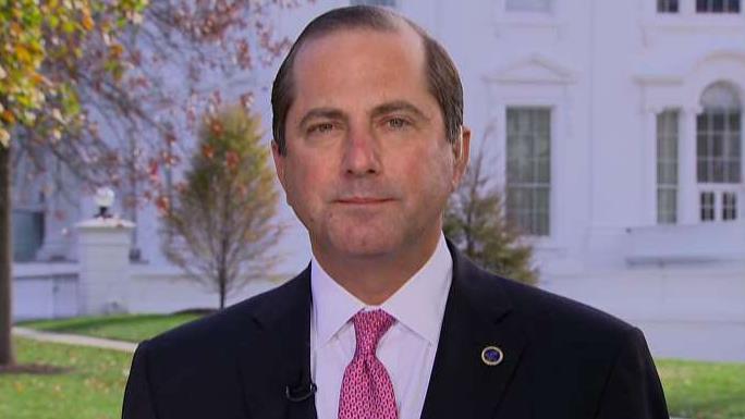 Health and human services secretary Alex Azar discusses the dispute in lasik surgery, the youth's use of e-cigarettes and hospital pricing transparency.