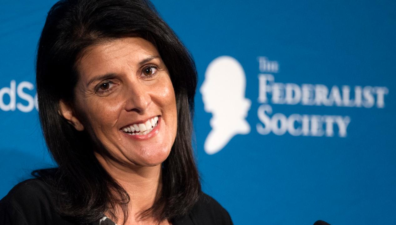 Former United States Ambassador to the United Nations Nikki Haley discusses President Trump's leadership style. 