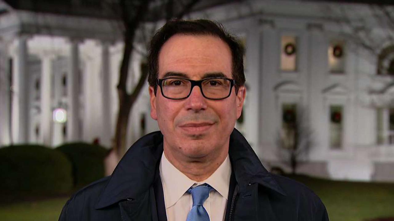 Treasury Secretary Steven Mnuchin joins FOX Business to discuss passing the USMCA, the enforcement mechanisms within the ‘Phase one’ U.S.-China trade deal and the House-approved spending package to hopefully avert a government shutdown. 