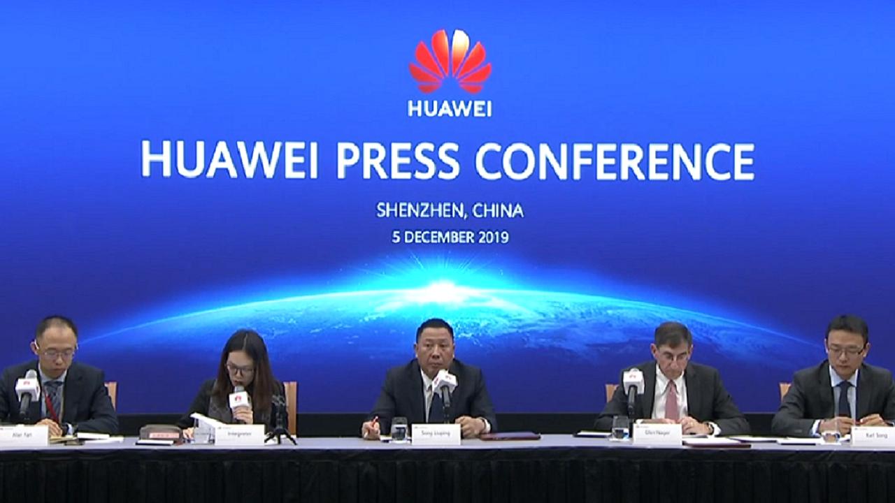 Huawei’s chief legal officer Song Liuping speaks at a press conference and says the company has filed a petition to overturn the FCC’s decision to label the Chinese company as a ‘national security threat.’  
