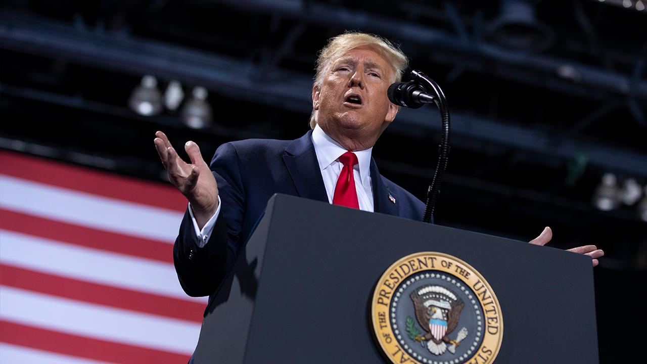 President Trump talks about the U.S. ‘jobs boom,’ historic record-breaking market highs during the Trump administration and the chances of recession.