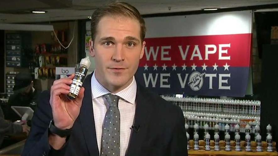 FOX Business' Grady Trimble reports on Michigan vapers hoping flavored e-cigarette bans will be lifted until further research is conducted. 