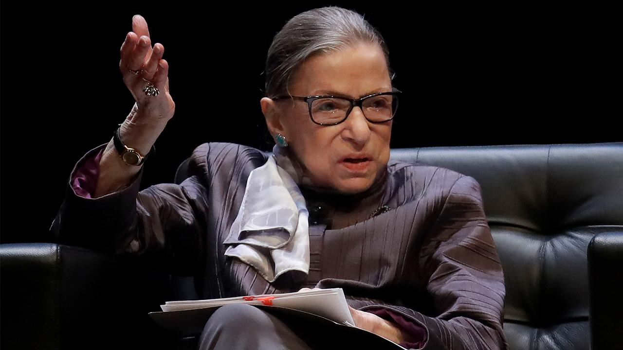 Supreme Court Justice Ruth Bader Ginsburg has put a hold on the ruling requiring President Trump to hand over his financial records to Congress. 